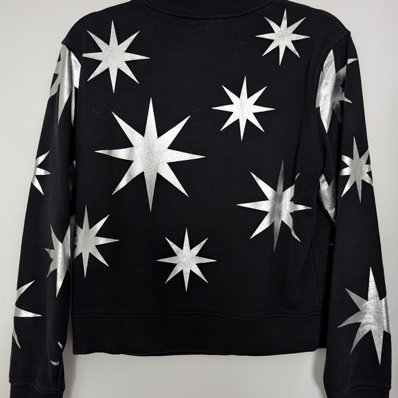 LOVE MOSCHINO sweatshirt with silver stars - Picture 8 of 10
